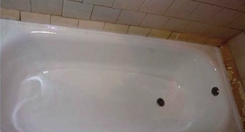 Реставрация ванны жидким акрилом | Петергоф